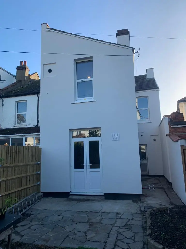 Currently a placeholder for an image of an external wall insulation and rendering job